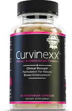 CURVINEXX Natural Breast Lifting Pills, Growth & Augmentation Formula, 60 caps