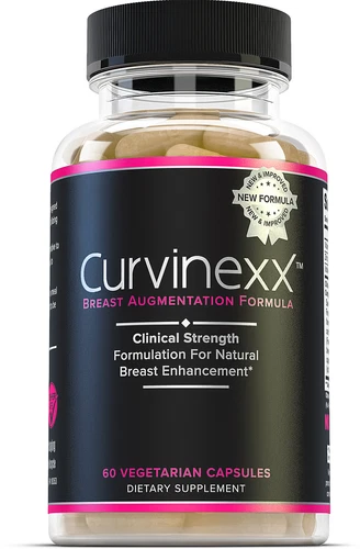 CURVINEXX Natural Breast Lifting Pills, Growth &amp;amp;amp; Augmentation Formula, 60 caps