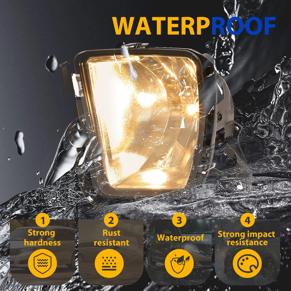 Luces antiniebla de humo para Dodge Ram 1500 2013 2014 2015 2016 2017 2018 luces de conducción Foto 3 de 4