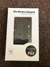 Crown Wireless Keypad Keyboard for PS3 Controller PlayStation 3 - Brand New