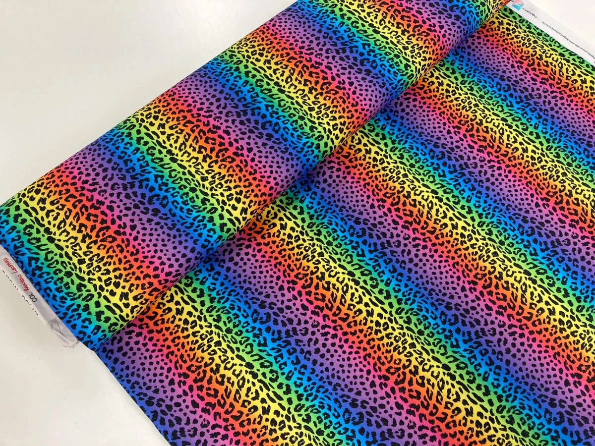 Rainbow cheap cotton fabric