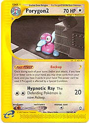 Pokemon Aquapolis  28/147 Porygon2 Card