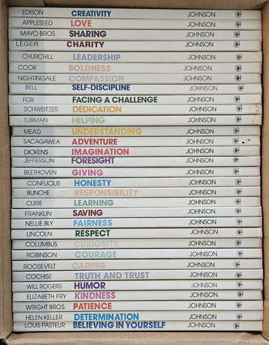 Lot of 31 Value Tales Books Ann Donegan Spencer Johnson Hard Cover Homeschool