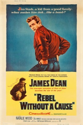 Rebel Without A Cause (James Dean/Natalie Wood) Poster 2 - Hochglanz A4 Druck 