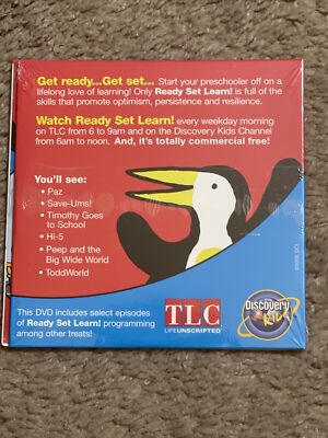 Kids Ready Set Watch Learn Shows TLC DVDs Paz SaveUms Hi-5