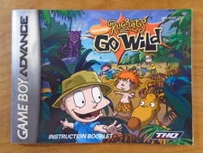 Rugrats Go Wild Nintendo Game Boy Advance Manual Only ~ Instruction Booklet