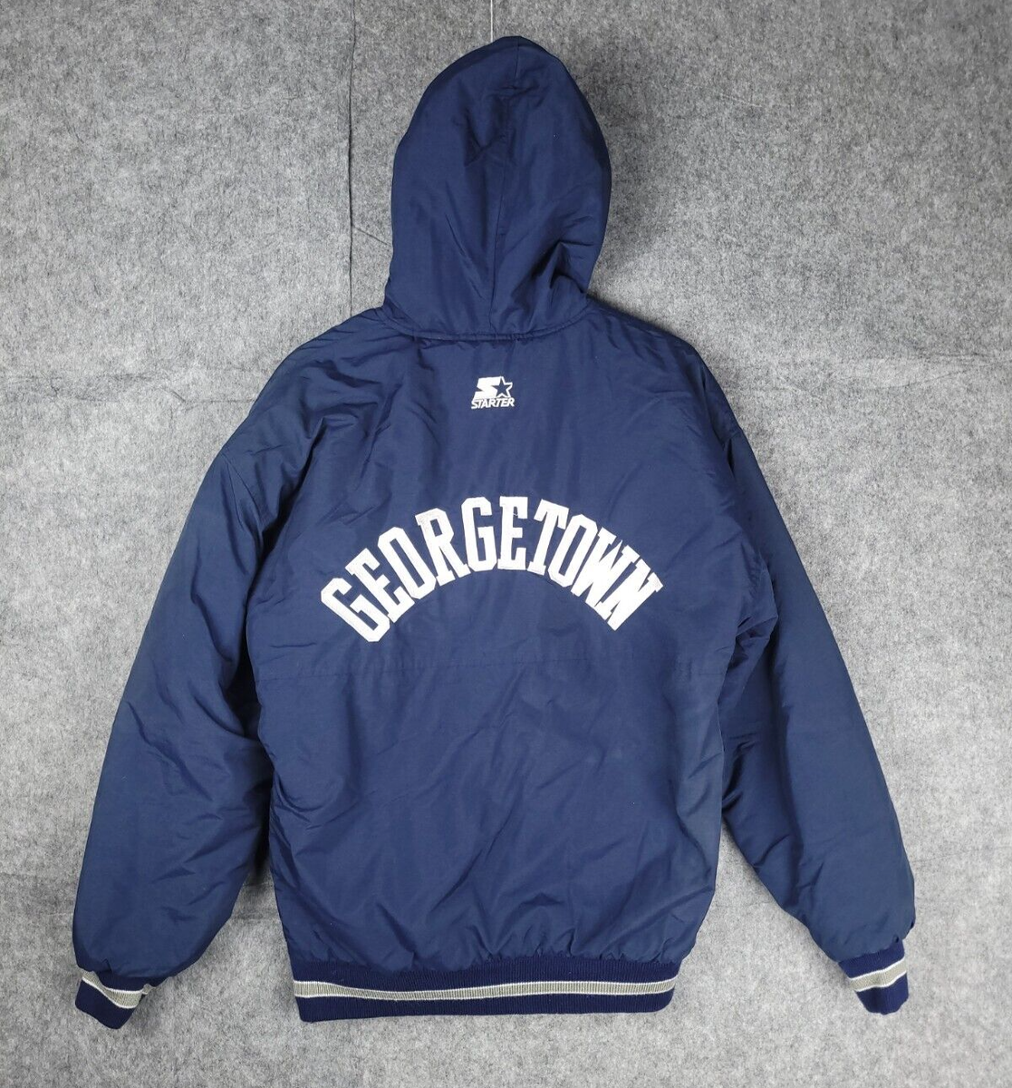 Vintage Georgetown Starter Jacket Men's Small Hoyas Spellout Vintage Georgetown Starter Jacket Men's Small Hoyas Spellout
