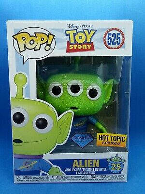 Funko Pop Toy Story Alien 525 Diamond Collection Hot Topic Exclusive BRAND NEW | eBay