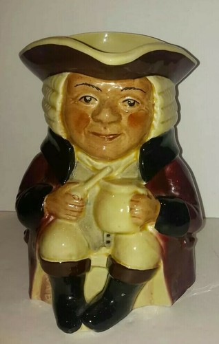 Vintage Tony Wood Toby Staffordshire Pitcher AARON Made in England 7"