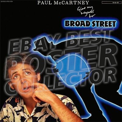 paul mccartney give my regards.. (ポスター）