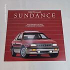 1989 Plymouth Sundance Dealership Sales Catalog