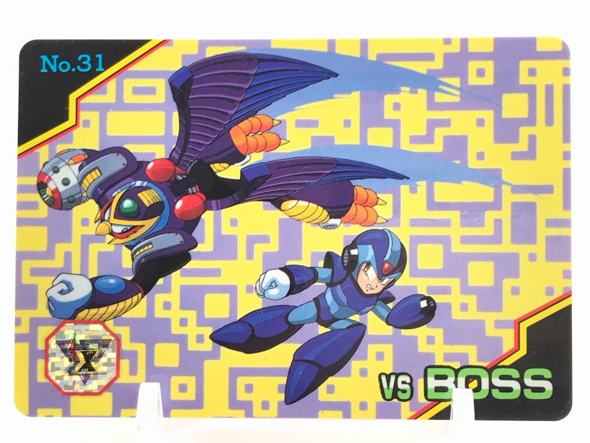 MEGA MAN X Storm Eagle CARD DASS TCG CAPCOM BANDAI 1993 JAPAN