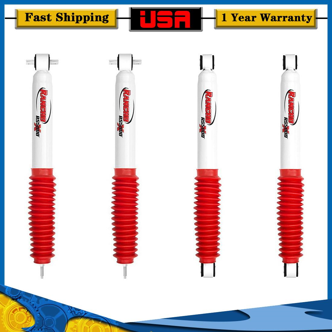 Rancho Front Rear Shocks Kit Set 4 PCS for Jeep Grand Cherokee w/2-3