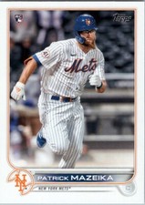 2022 Topps #166 Patrick Mazeika RC New York Mets