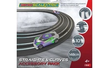 Micro Scalextric G8045 Track Extension Pack Straights And Curves
