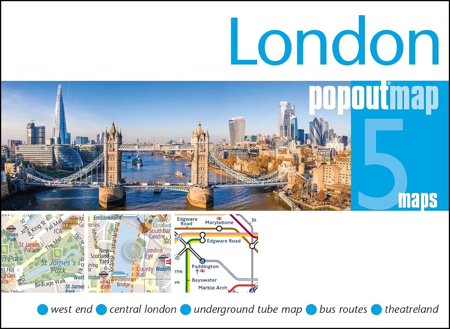 9781914515484 Popout Maps London - Popout Maps