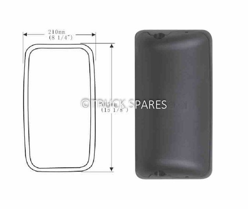 HINO 500 GH 1832 (2011-2017) MANUAL TRUCK MIRROR (LH = RH) (NOT FLAT) - Picture 11 of 11