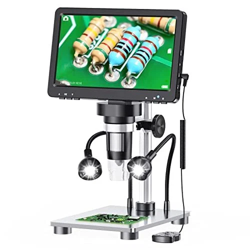 Elikliv Coin Magnifier LCD Digital Microscope Soldering Microscope 4.3/7/8/10.1" - Picture 14 of 19
