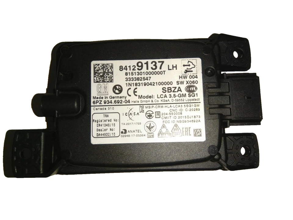 STEUERGERÄT SPURWECHSELASSISTENT RADARSENSOR GM OPEL INSIGNIA B 84129137 LINKS - Bild 2 von 4