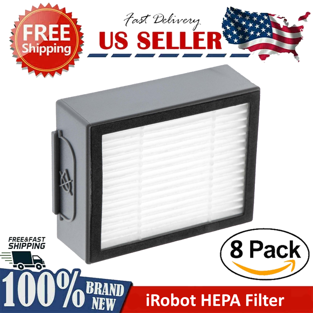 8 Pack Vacuum HEPA Filter Replacement for iRobot Roomba j5 j5+ j6 j6+ j7 j7+ j8+