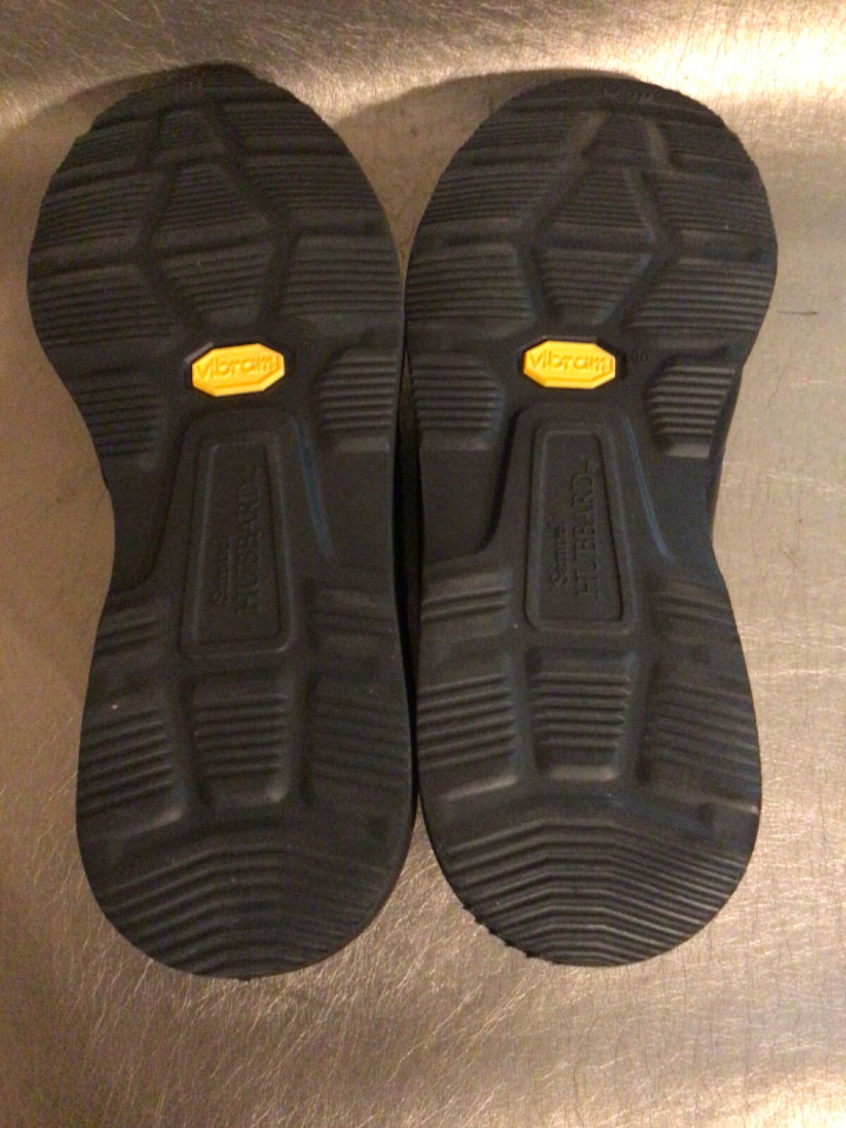 SAOLA Samuel Hubbard scarpe da viaggio frequenti slip on in pelle nera suola Vibram taglia 8