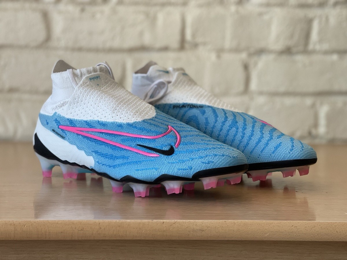 Nike Phantom GX Elite FG ACC GripKnit Blue Pink Clears Nike Phantom GX Elite FG ACC GripKnit Blue Pink Clears