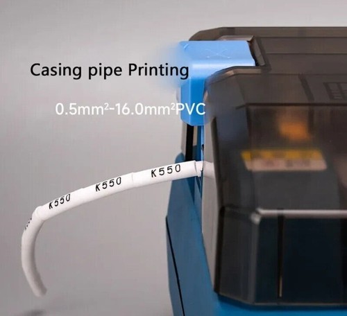 K550 Wire Label Number Tube Printer Heat Shrink Tube Label Marking Machine - Picture 4 of 6