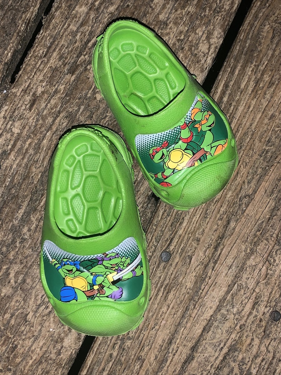 TMNT Teenage Mutant NINJA TURTLES Clogs Crocs Green Sandals