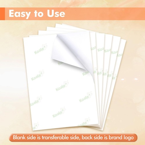 Lot Koala Sublimation Sticker Paper Waterproof Glossy White/Matte White /Clear - Afbeelding 12 van 27