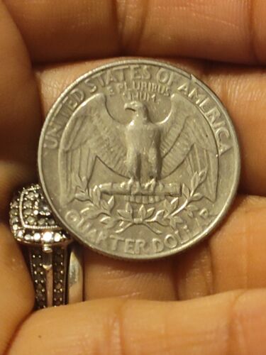 1983 d washington quarter Error Missing Letters, Double Struck, D Over P - Picture 2 of 8