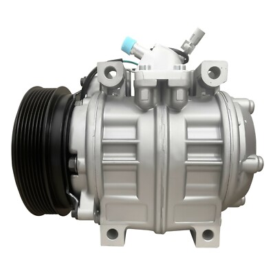 RYC New AC Compressor 10P30C Fits Toyota Coaster 7-Groove Pulley, 24 Volt Coil