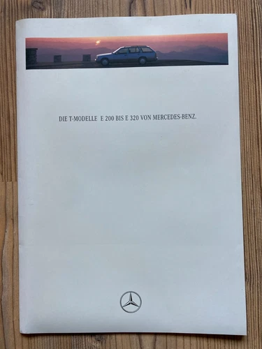 Mercedes W124 T Modell Original Prospekt neuwertig