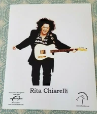 RC154 Band 8x10 Press Photo PROMO MEDIA Rita Chiarelli  BLUES GODESS SINGER