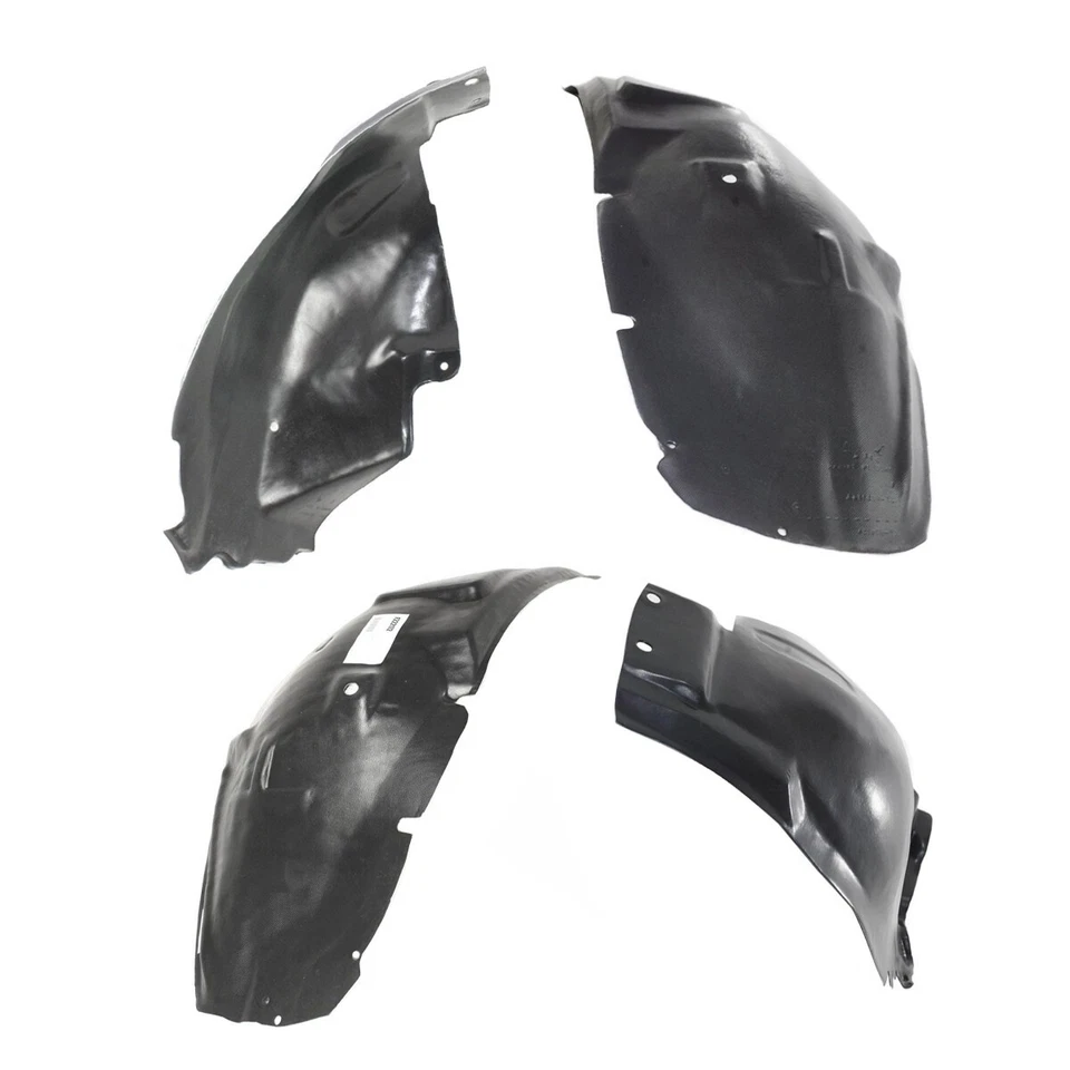 Front Fender Liner Sections Set w/ Clips For 2005-2009 Ford Mustang GT FO1251130 Foto 2 de 4