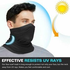 Summer Balaclava Ski UV Protection Motorcycle Half Face Mask Neck Scarf Bandana