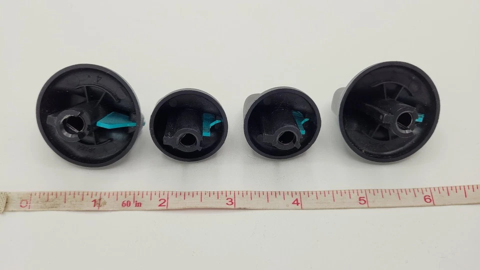 Chrysler PT Cruiser 2001-2005 juego de 4 perillas de calefacción de aire acondicionado negras OEM Foto 3 de 3