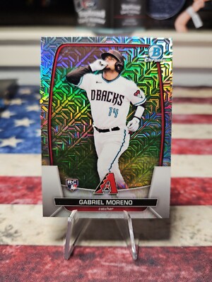 Gabriel Moreno RC 2023 Bowman Chrome Mega Box Mojo Refractor D-Backs Rookie