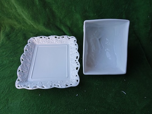 BASIC PORCELAIN BLUE & WHITE FLORAL PITCHER Snacks Dish bowl - Picture 5 of 5