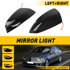 LED Dynamic Side Turn Signal Mirror Lights Lamp For Mercedes Benz S204 W204 W639
