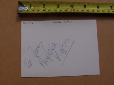 Angela Rippon Autogramm (MY28) bitte nach unten scrollen