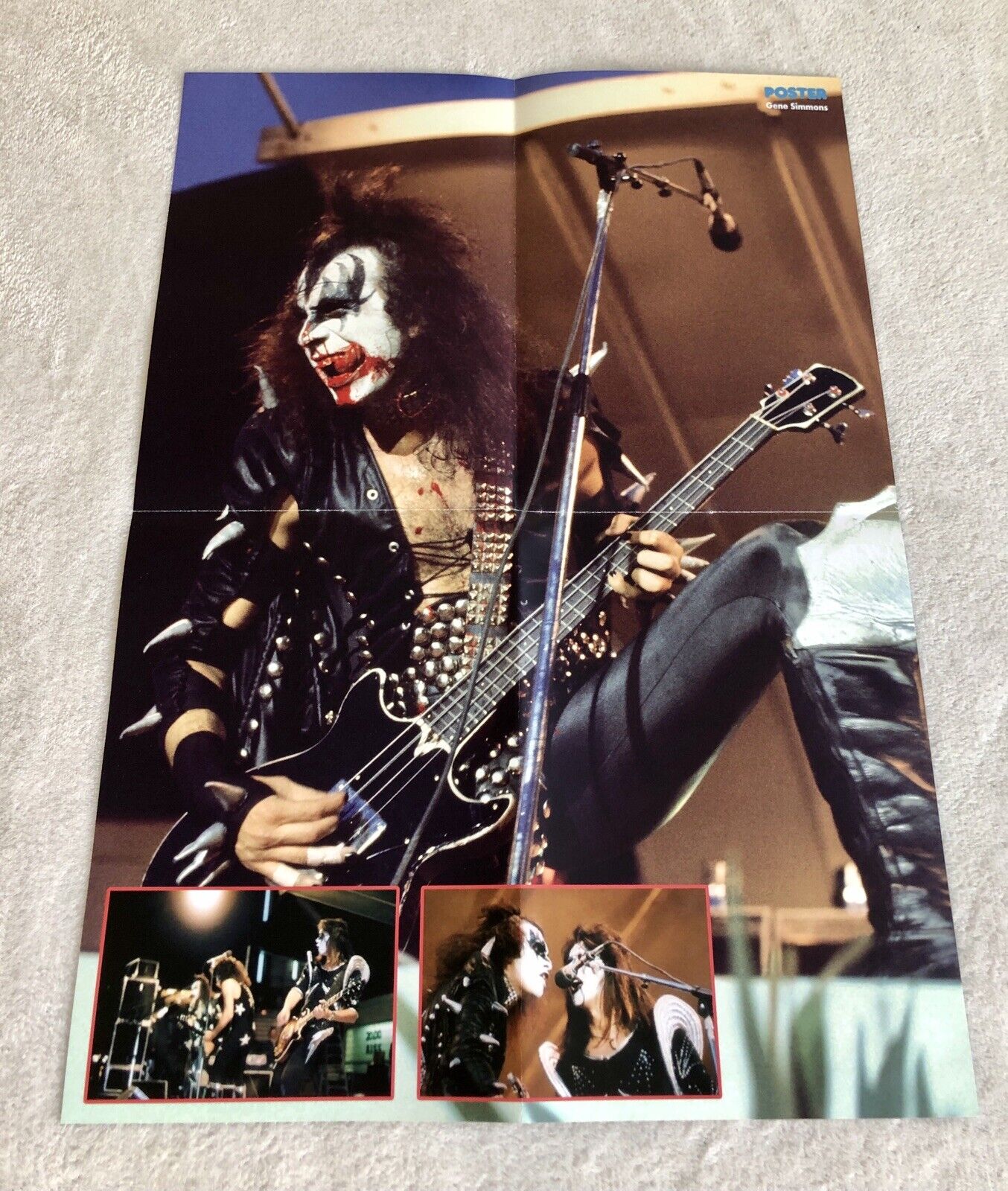 KISS TRIBUTE POSTER - SWEDISH PHOTOS depot MAGAZINE FROM 1976 Max 62% OFF
