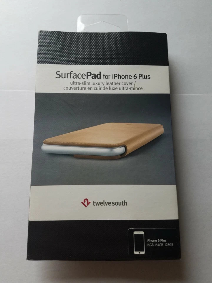 Twelve South SurfacePad 皮革钱包式超薄保护壳 iPhone 6 Plus/6s Plus - 棕色 — 第 2/3 张图片