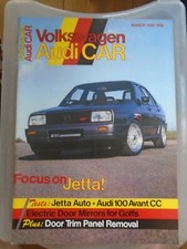 Volkswagen Audi Car Mar 1987 Jetta Auto, Audi 100 Avant CC
