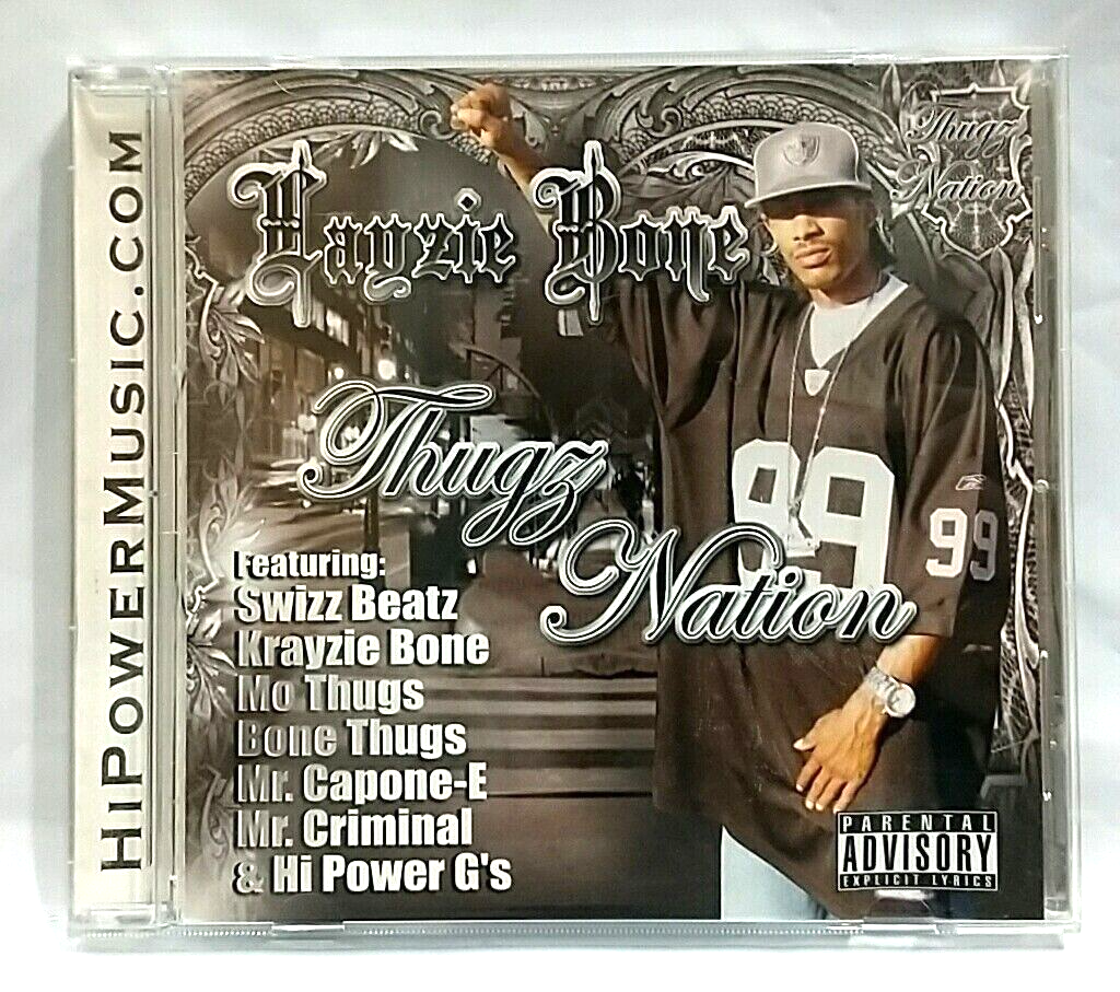 洋楽 Layzie Bone CD G-RAP G-FUNK CD) Layzie Bone – Thugz Nation, US OG Press, 0936 72071 2, Album