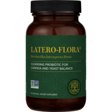 Global Healing Latero Flora Raw Probiotics Supplement for Women  Men - 60 Ct.