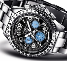 FIREFOX Hochwert- Chronograph FFS15 RACER Perlmutt-Chronos Herren- Armbanduhr