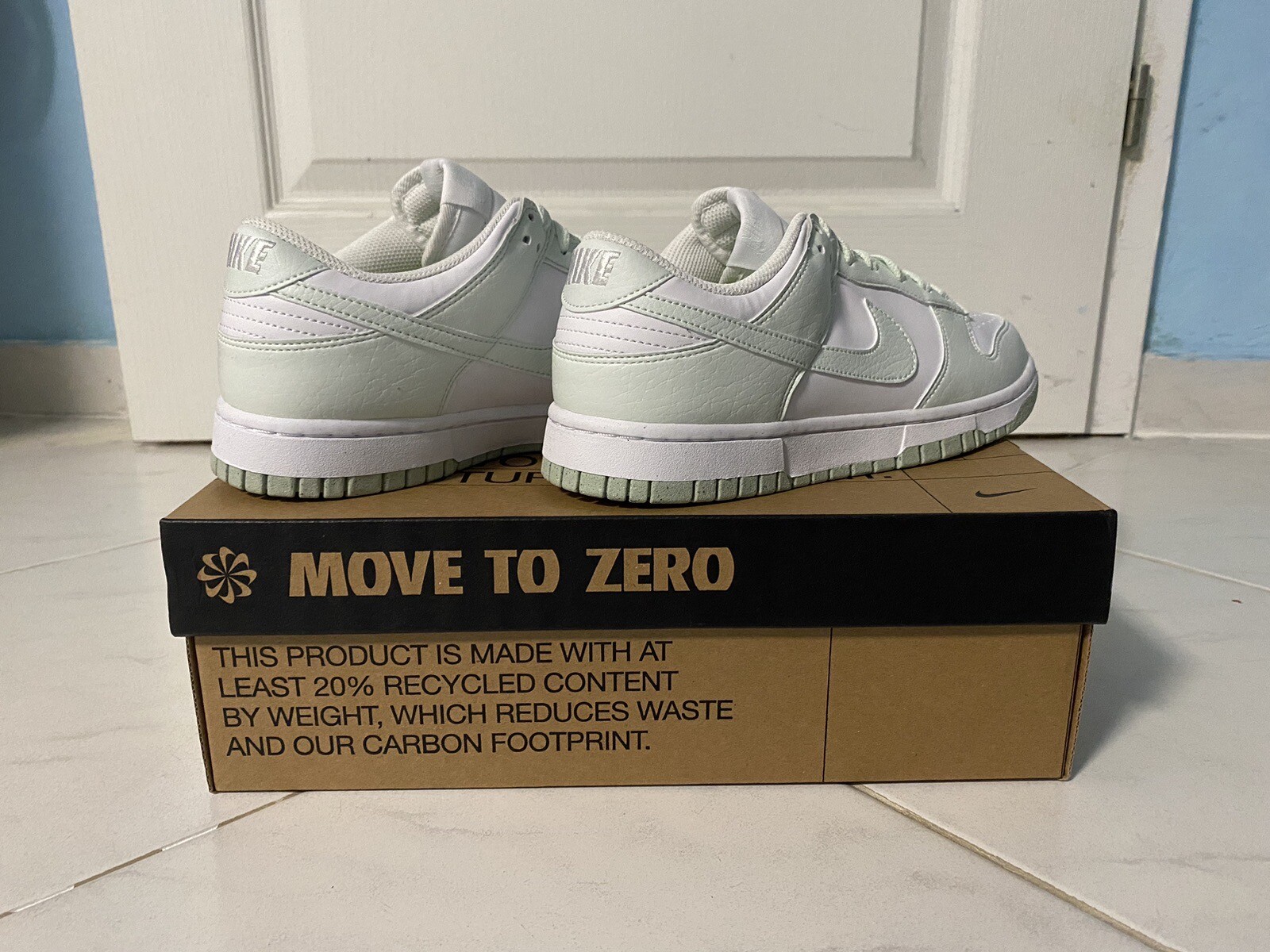 Nike Dunk Low Next Nature White Mint - Taglia 40,5 foto 2