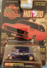 Racing Champions - Hot Rod Magazine Issue #152 - 1937 Ford Coupe - NIP