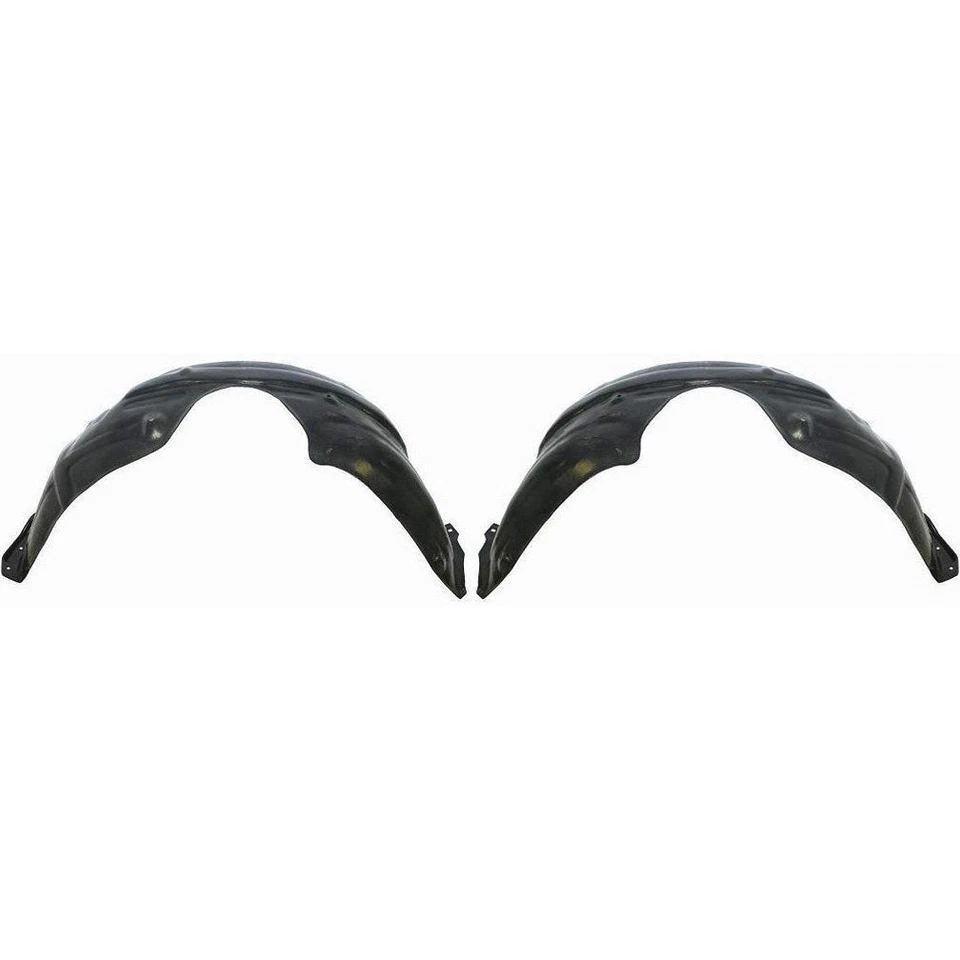Front Driver & Passenger Fender Liner Set w/ Clips For 2004-2008 Toyota Solara Foto 2 de 3