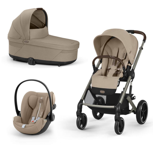 Cybex Gold Trio New Balios S Lux Almond Beige Telaio Taupe Con Cloud G 2025 - Foto 1 di 11